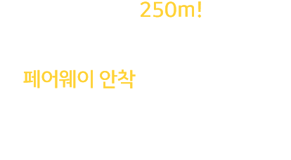 1. 화이트티 기준 250m!(티박스에 따라 거리가 상이합니다.), 2. 페어웨이 안착 필수!, 3. 남성 플레이어 옐로우, 레드티에서 성공 시 제외 처리!